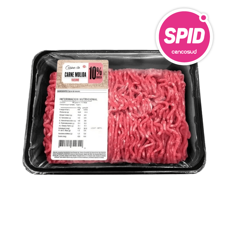 Carne Molida de Vacuno 10% Grasa Refrigerada 250g en oferta pagando con CencoPay en SPID