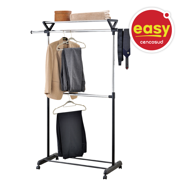 Barra Para Colgar Ropa Cotidiana Transportable en oferta pagando con CencoPay en Easy