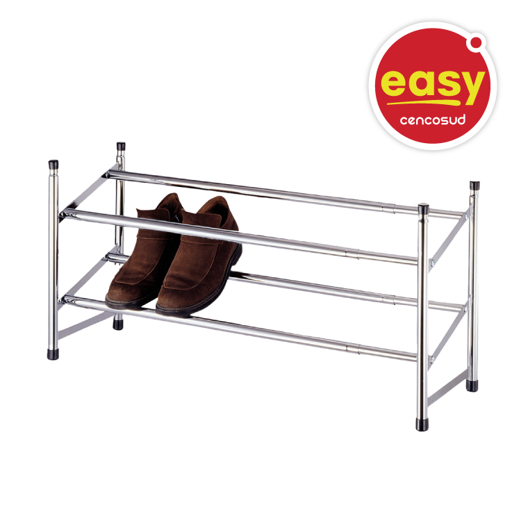 Organizador De Zapatos 2 Repisas Silver Cotidiana en oferta pagando con CencoPay en Easy