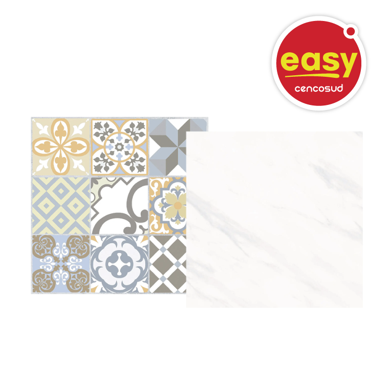 24 NOV – EASY – Porcelanato Blanco Carrara o Versalles Mix 60x60cm