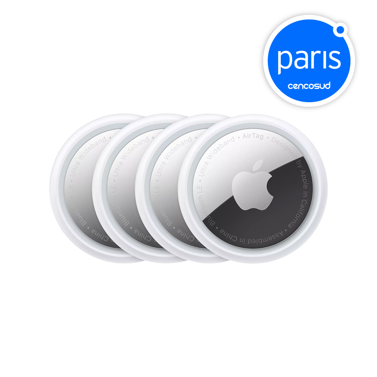 AirTag Apple Pack 4 Unidades en oferta pagando con CencoPay en Paris
