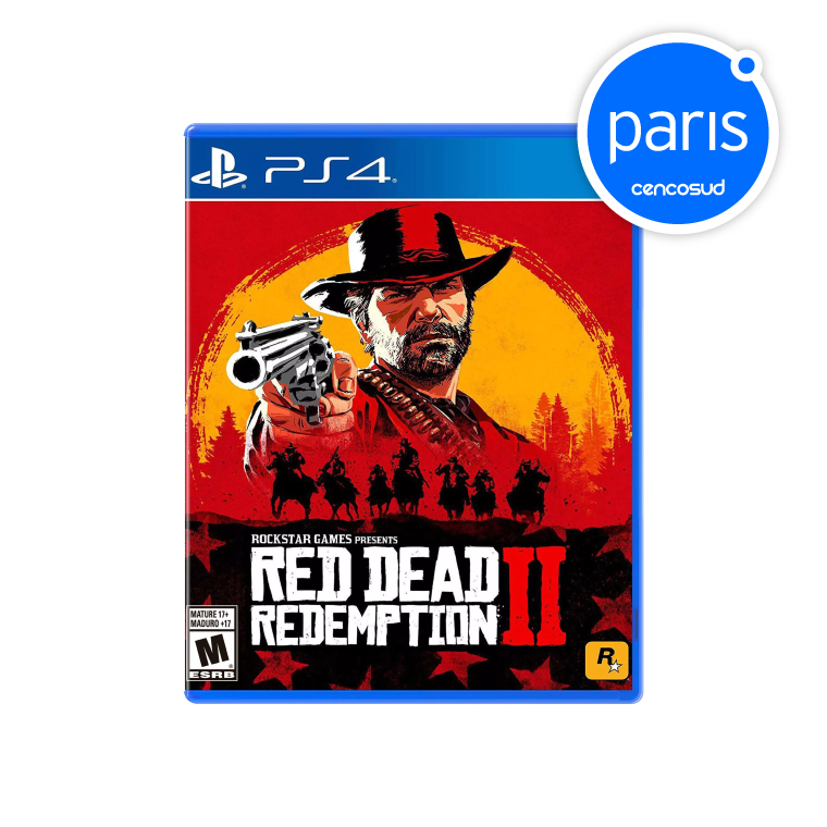 Juego PS4 Red Dead Redemption 2 en oferta pagando con CencoPay en Paris