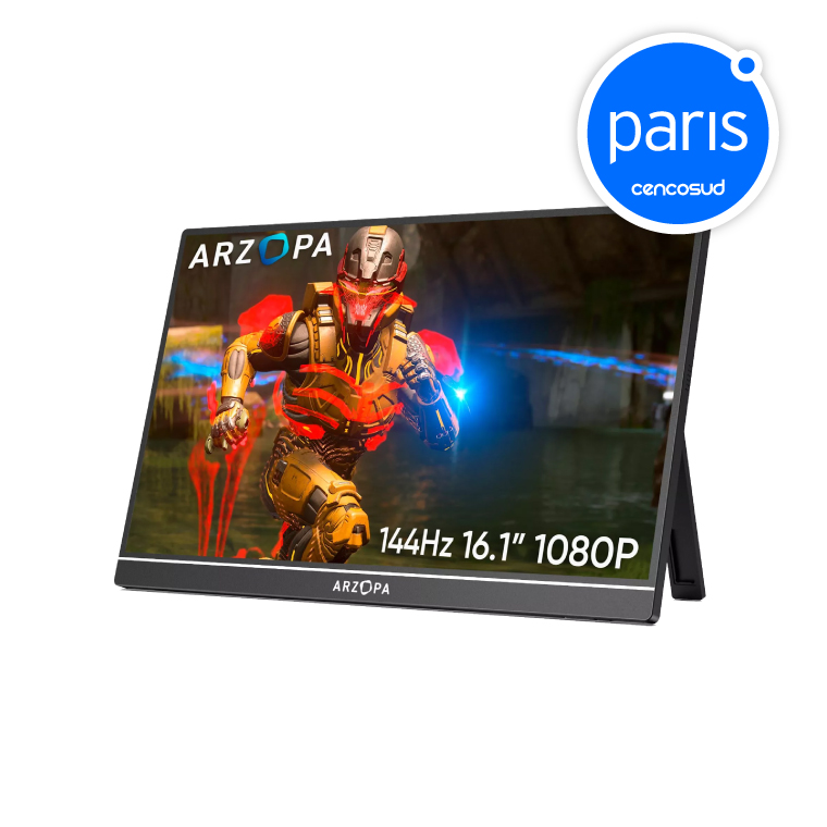 LED Monitor Portátil Gamer 16.1" FHD Z1FC 144 Hz en oferta pagando con CencoPay en Paris