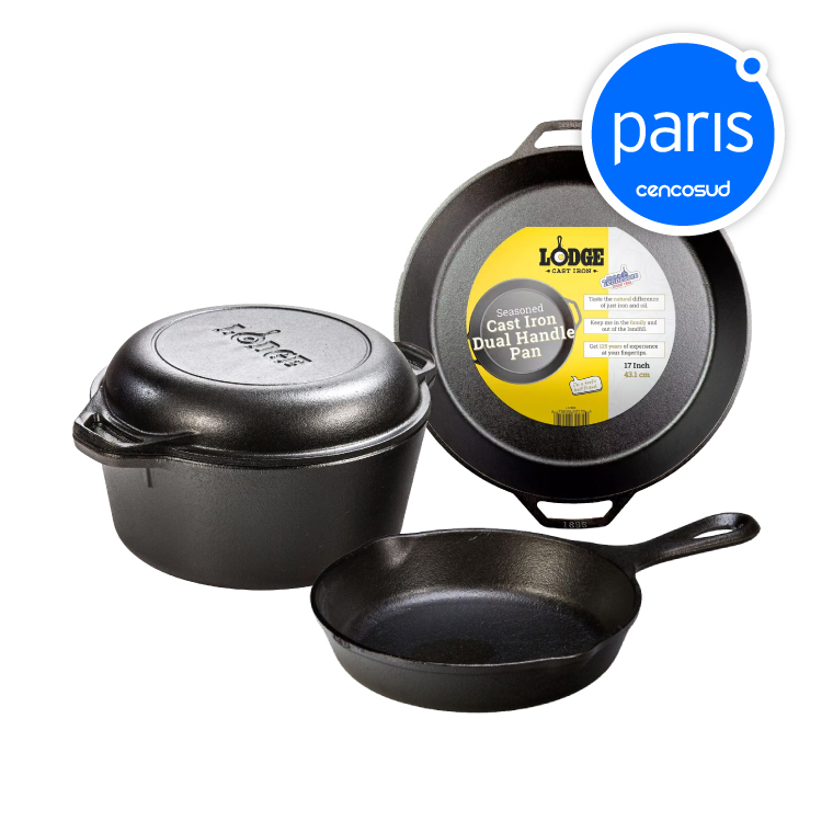Productos Lodge Iron Cast. Exclusivo Online en oferta pagando con CencoPay en Paris