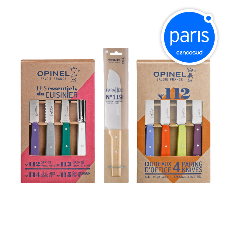 Cuchillería Opinel. Productos Seleccionados. Exclusivo Online en oferta pagando con CencoPay en Paris