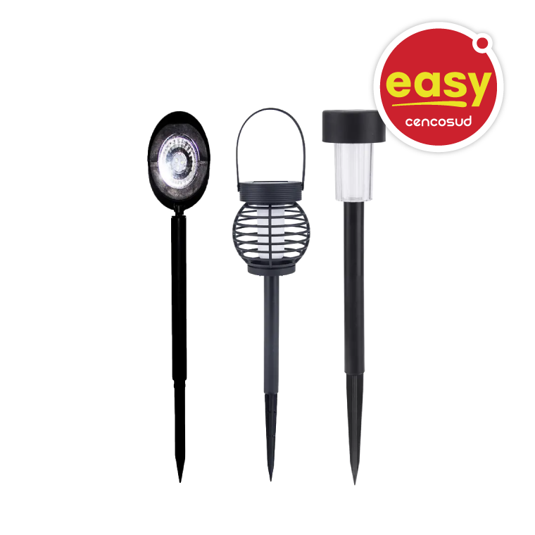 Estacas, Farol o Lámpara Solar Abitare en oferta pagando con CencoPay en Easy