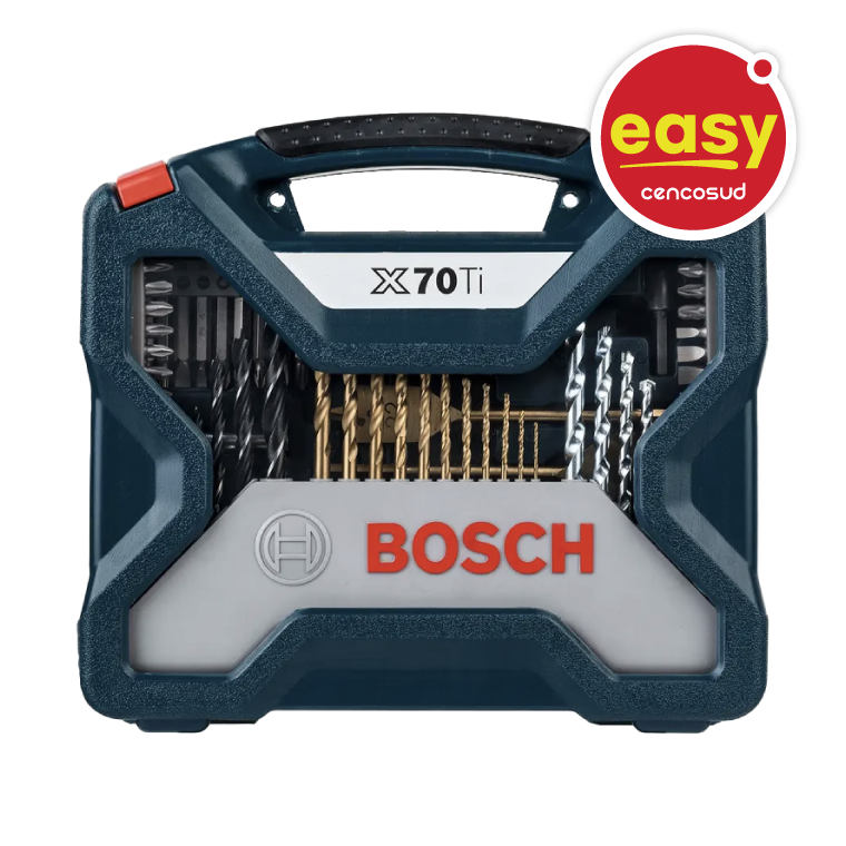 Maletín X-Line de Accesorios Bosch 70 Piezas en oferta pagando con CencoPay en Easy