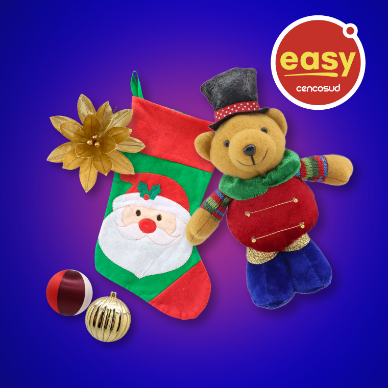 Todo Navidad con CencoPay. Exclusivo Presencial (Excluye Glade, Cajas de Navidad y Pan de Pascua) en oferta pagando con CencoPay en Easy