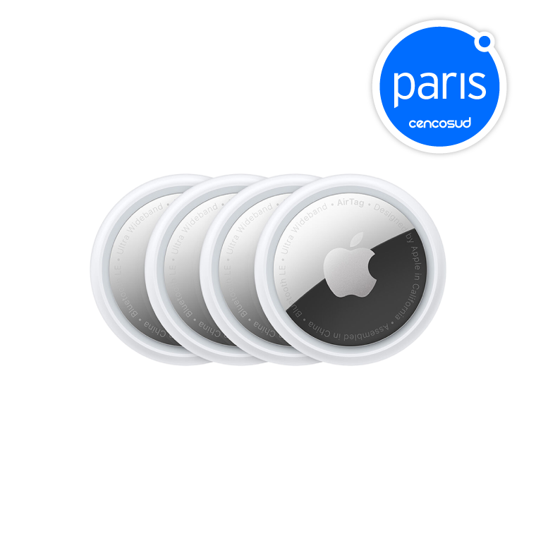 AirTag Apple Pack 4 Unidades en oferta pagando con CencoPay en Paris