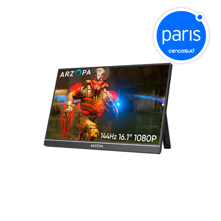 LED Monitor Portátil Gamer 16.1" FHD Z1FC 144 Hz en oferta pagando con CencoPay en Paris
