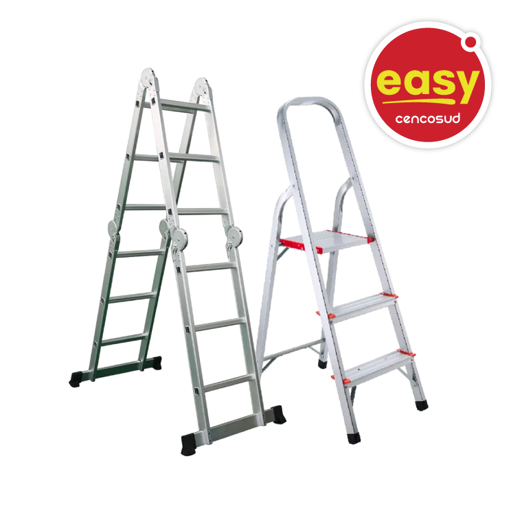 Escaleras McCarthy Tipo Tijera o Multipropósito en oferta pagando con CencoPay en Easy