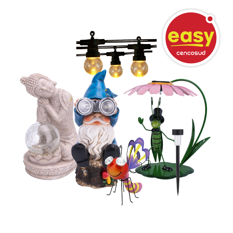 Lámparas, Estacas y Guirnaldas Solares o Enchufadas Abitare & M+Design en oferta pagando con CencoPay en Easy