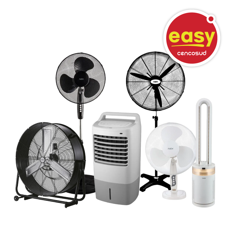 Ventiladores y Enfriador NEX. Productos Seleccionados. Exclusivo Presencial en oferta pagando con CencoPay en Easy
