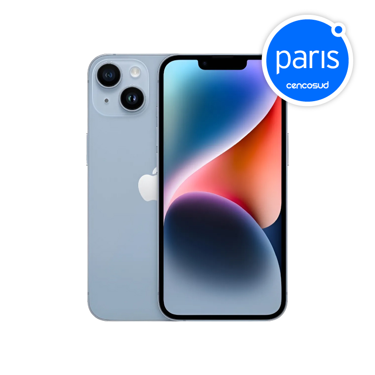 Apple Iphone 14 128GB Azul. Exclusivo Presencial en oferta pagando con CencoPay en Paris