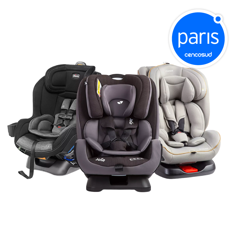 Sillas de Auto y Coche Infantil. Productos Seleccionados. Exclusivo Online en oferta pagando con CencoPay en Paris