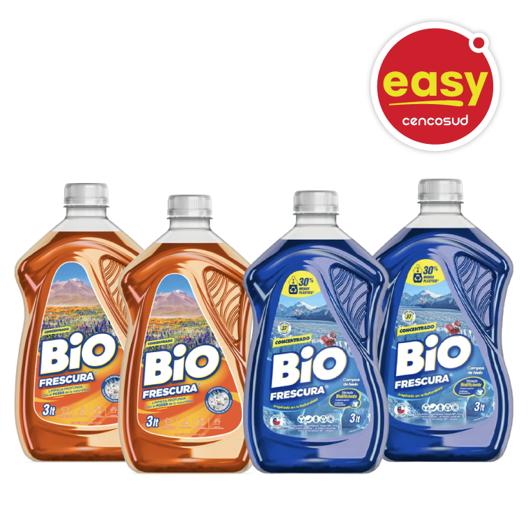 Pack Detergente Bio Frescura 6LT Variedades en oferta pagando con CencoPay en Easy