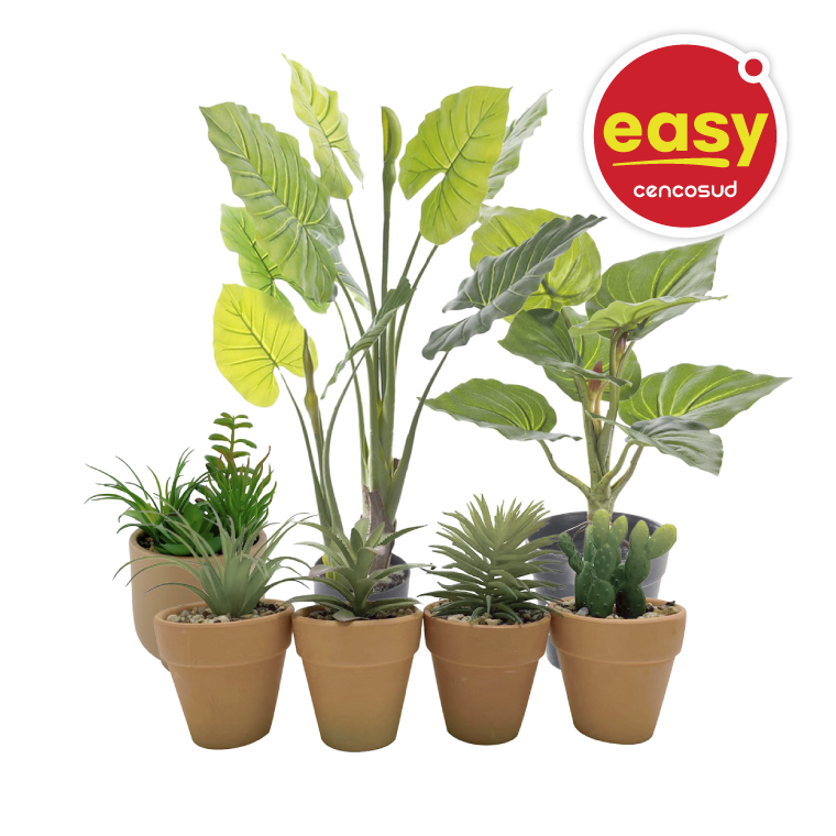 Todo Plantas Artificiales Outzen en oferta pagando con CencoPay en Easy