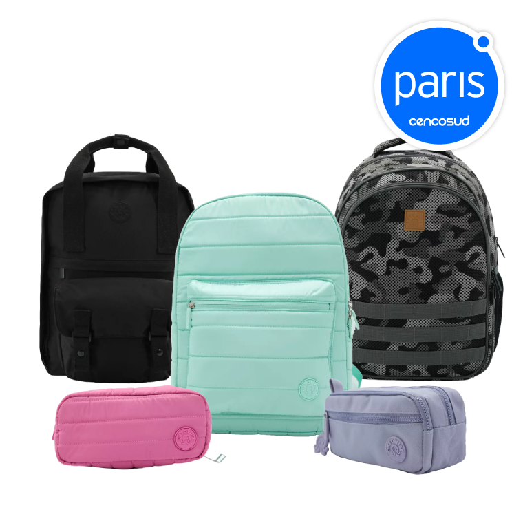 Todo Mochilas, Loncheras y Estuches Oktowise. Exclusivo Presencial en oferta pagando con CencoPay