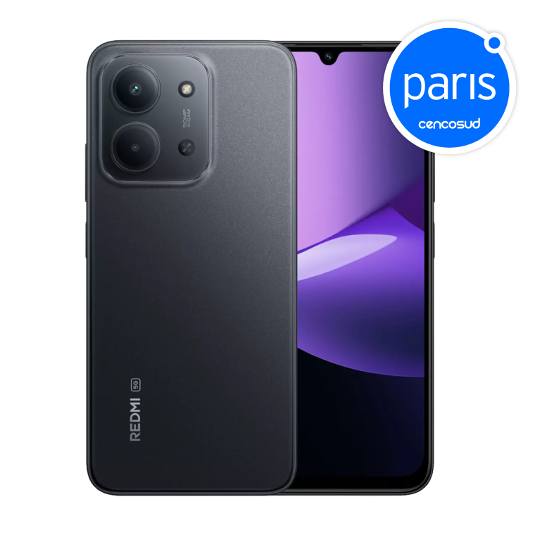 Smartphone Xiaomi Redmi 15C 5G 256GB 6.9'' Negro Liberado. Exclusivo Presencial en oferta pagando con CencoPay en Paris