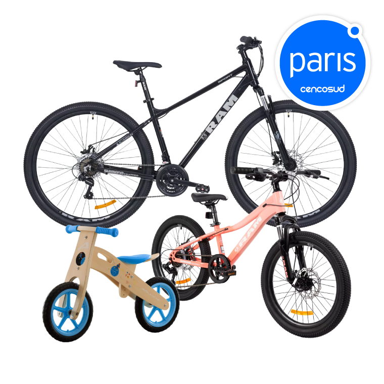 Todo Bicicletas Avalanche y RAM. Exclusivo Online en oferta pagando con CencoPay en Paris
