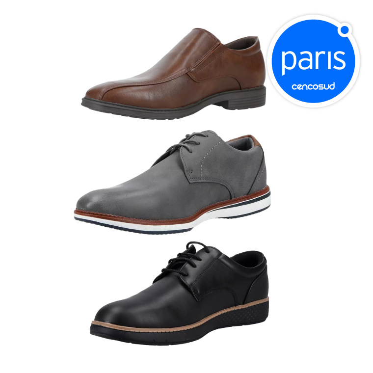 Calzado de Hombre Avance de Temporada. Productos Seleccionados. Exclusivo Online en oferta pagando con CencoPay en Paris