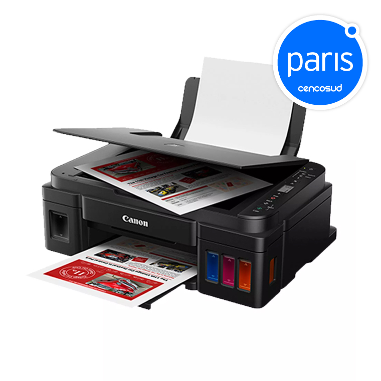 Impresora Canon Tinta Continua Multifuncional Pixma G-3110. Exclusivo Presencial en oferta pagando con CencoPay en Paris