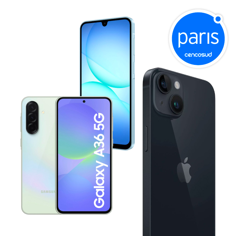 Smartphones con CencoPay. Productos Seleccionados. Exclusivo Presencial en oferta pagando con CencoPay en Paris