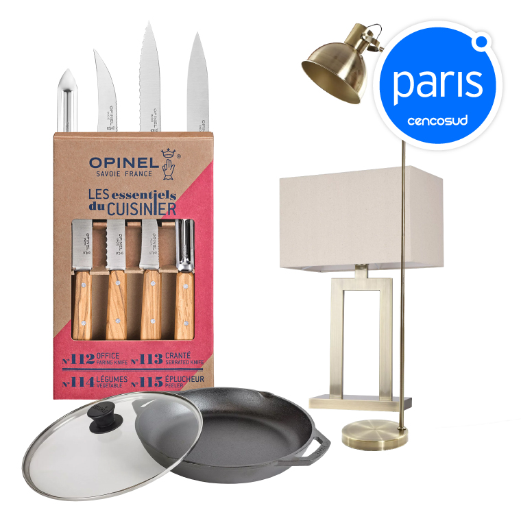 Decoración, Iluminación y Artículos de Cocina. Productos Seleccionados. Exclusivo Online en oferta pagando con CencoPay en Paris