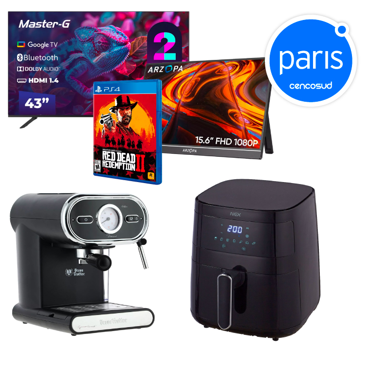 Electro y Tecno con CencoPay. Productos Seleccionados en oferta pagando con CencoPay en Paris