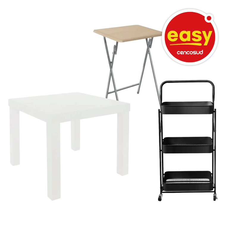 Especial Mesas Auxiliares. Exclusivo Presencial en oferta pagando con CencoPay