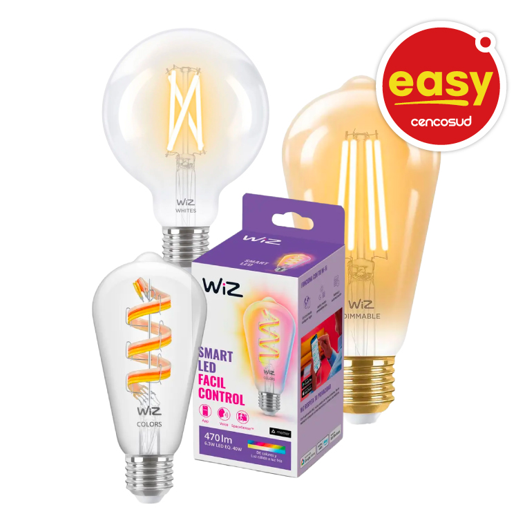 Todo en Ampolletas Wiz. Exclusivo Presencial en oferta pagando con CencoPay en Easy