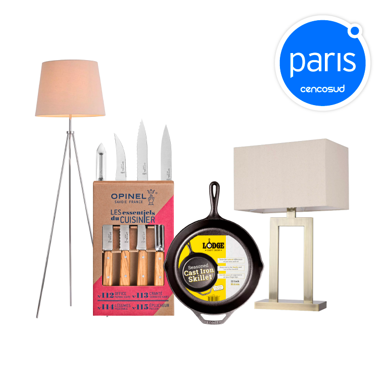 Decoración, Iluminación y Artículos de Cocina. Productos Seleccionados. Exclusivo Online en oferta pagando con CencoPay en Paris