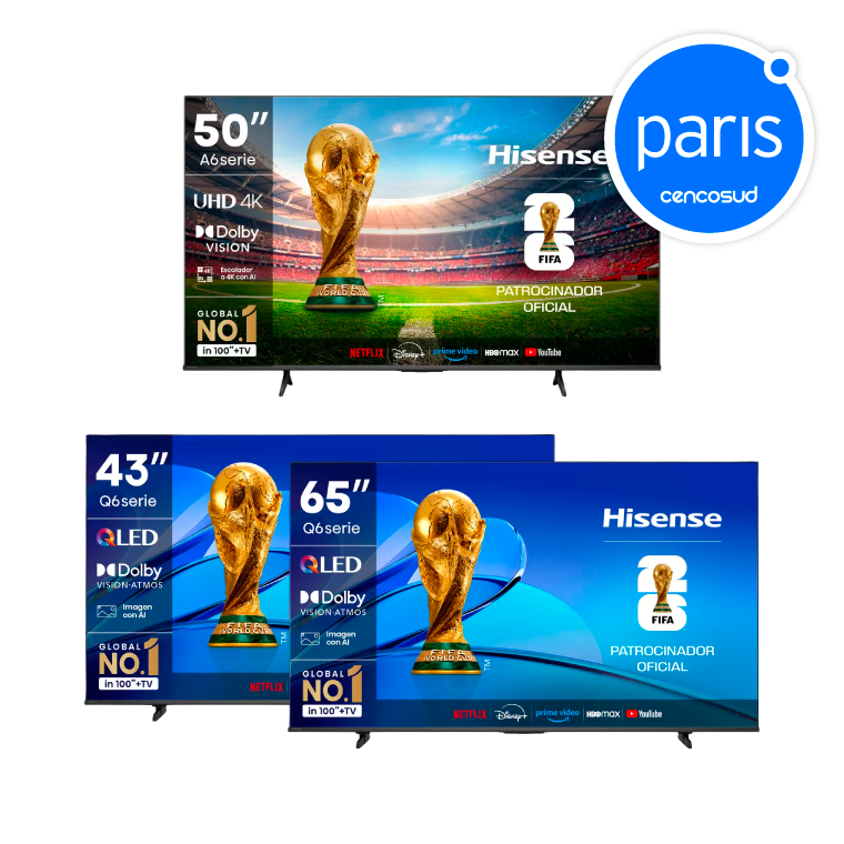 Promo Smart TV Hisense & Master-G. Productos Seleccionados en Tiendas en oferta con Saldo CencoPay