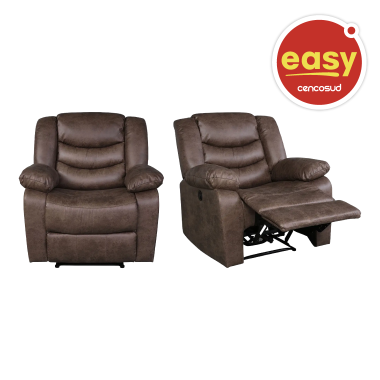 Sillón Reclinable Eléctrico Konor Café M+Design. Solo en Tiendas Físicas