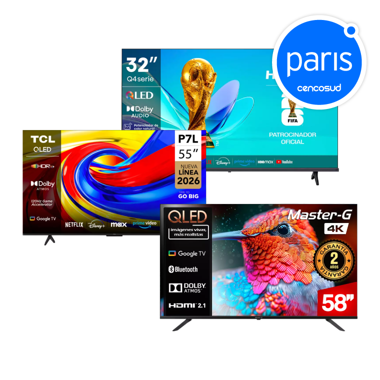 Colección Smart Tv con CencoPay. Solo Presencial con CencoPay