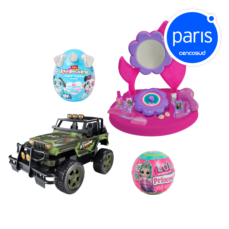 Especial Juguetes. Productos Seleccionados. Solo Online
