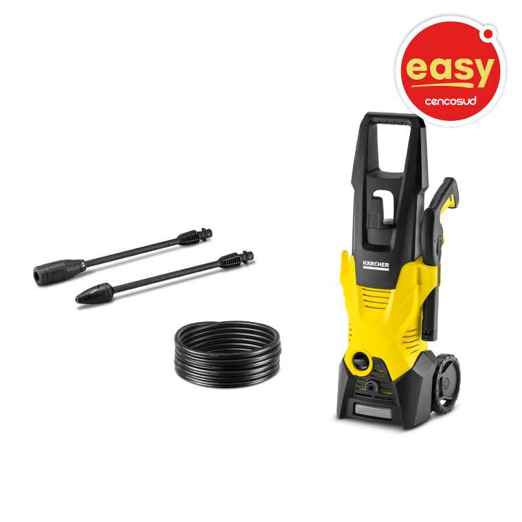 Hidrolavadora Karcher K3 120bar con Pistola Quick Connect. Solo Presencial